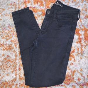Black High Waisted American Eagle Jeans